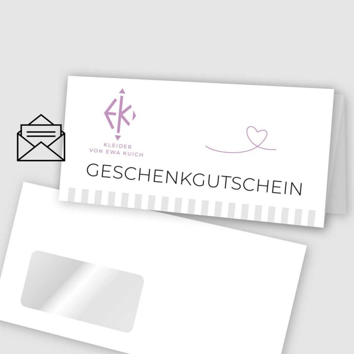 Kleider von Ewa Kuich Geschenkgutschein Post